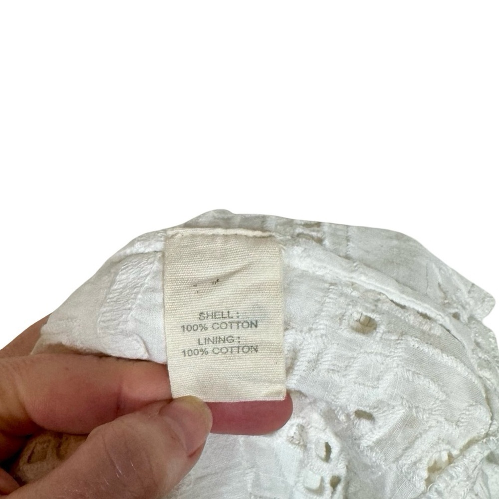 Anthropologie Forever That Girl Eyelet Ruffle Tube Mini Dress - Picture 6 of 11